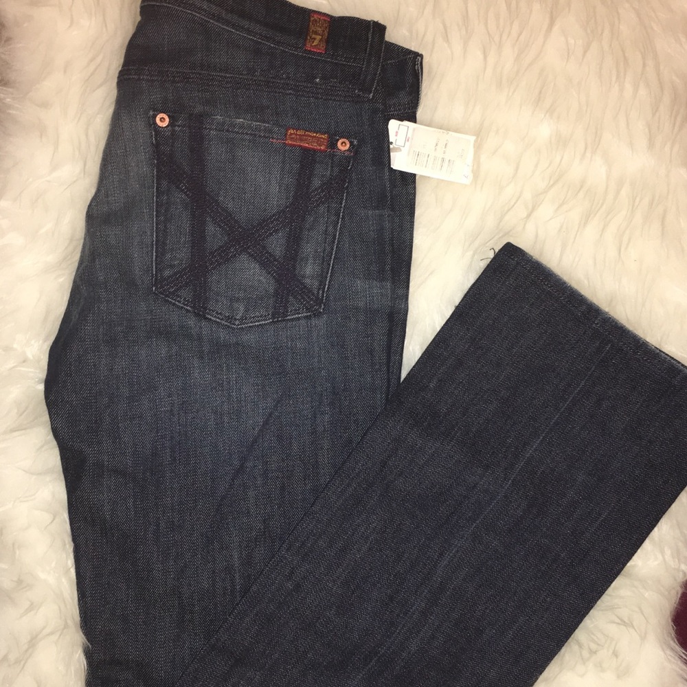 7 for all Man kind boot cut jeans size 30